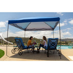 NS-100 10 ft. x 10 ft. Blue Instant Canopy Pop Up Tent
