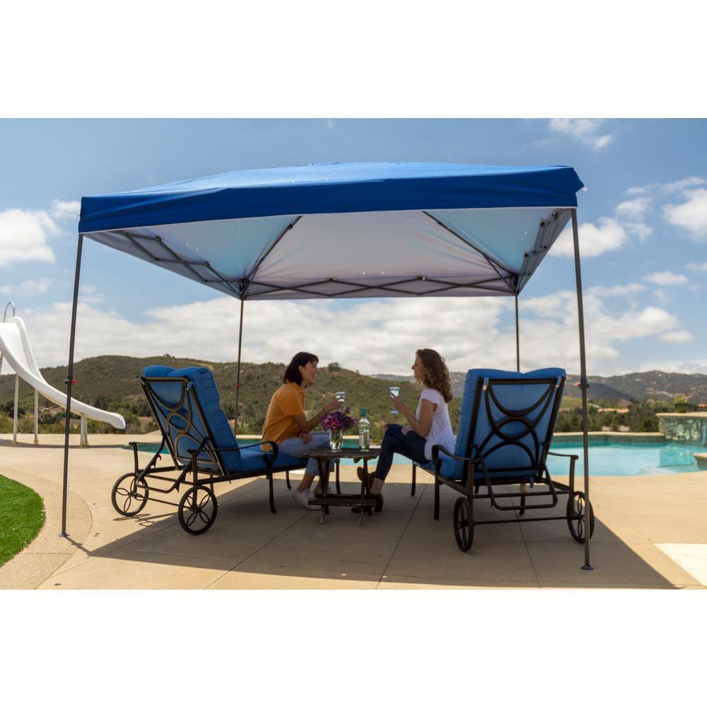 NS-100 10 ft. x 10 ft. Blue Instant Canopy Pop Up Tent