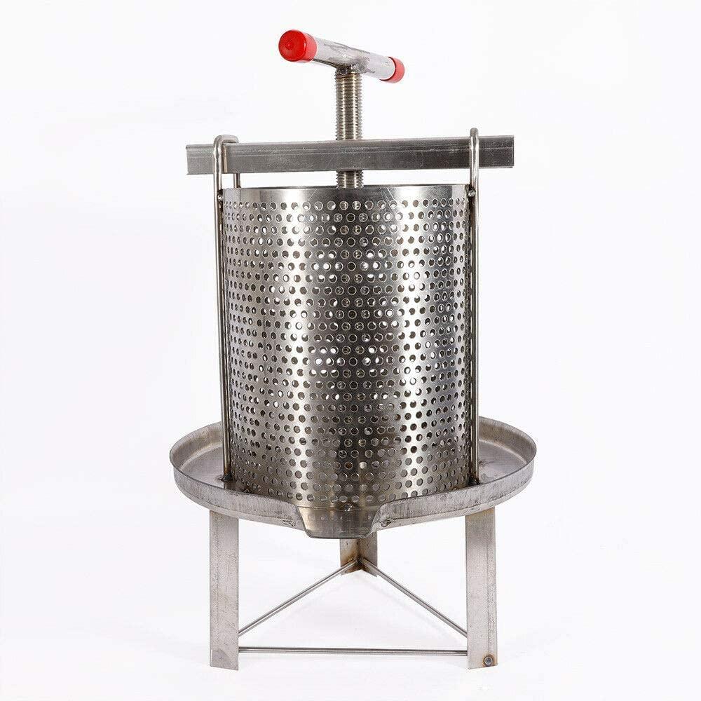 ranzhix honey press presser stainless steel bee honey press extractor wax press manual beeswax presser beekeeping pressure machine for home, wine shop, restaurant, bee field