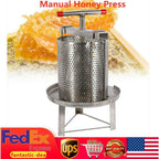 ranzhix honey press presser stainless steel bee honey press extractor wax press manual beeswax presser beekeeping pressure machine for home, wine shop, restaurant, bee field