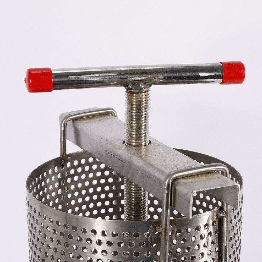 ranzhix honey press presser stainless steel bee honey press extractor wax press manual beeswax presser beekeeping pressure machine for home, wine shop, restaurant, bee field