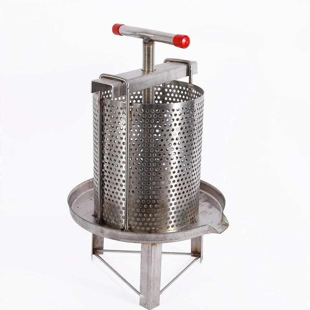ranzhix honey press presser stainless steel bee honey press extractor wax press manual beeswax presser beekeeping pressure machine for home, wine shop, restaurant, bee field