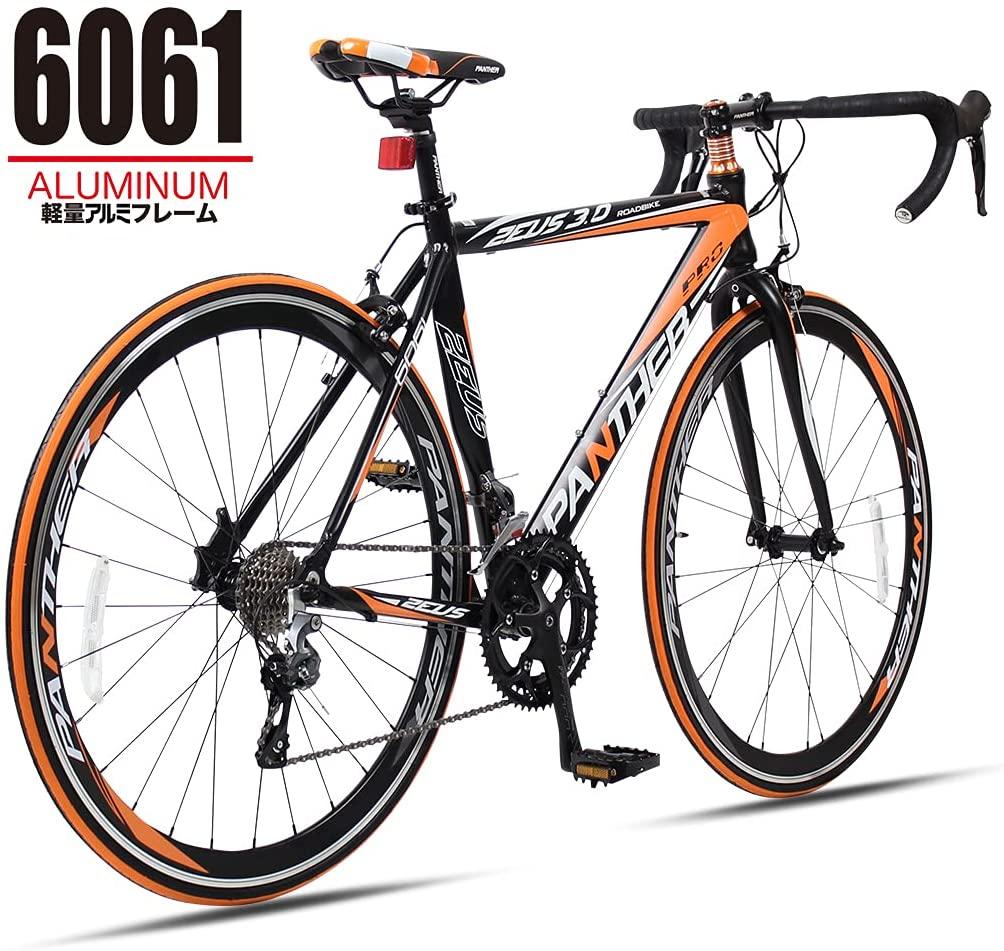 PANTHER(Japanese Brands) Road Bike  16speeds,STI Brake Shifting Integrated Controller,Aluminum Frame,700×25C,Drop Handlebars, Disassembled Wheel