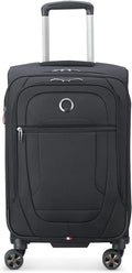 Helium DLX Softside Expandable Luggage with Spinner Wheels, Black, Carry on 20 Inch