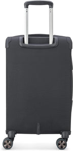 Helium DLX Softside Expandable Luggage with Spinner Wheels, Black, Carry on 20 Inch