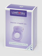 Lovehoney Luxury 12 Function Rechargeable Silicone Love Ring, Purple