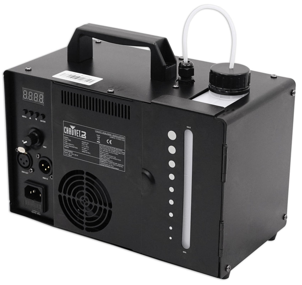 Chauvet DJ Hurricane Haze 1DX Water Based Haze Machine Hazer+(2) Gallons Fluid