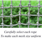 Children Protective Netting Outdoor Children's Safty Netting Climbing Rope Nets Camping Net Stairs Balcony Safety Protection Nets for Playground Kindergarten(12mm/12cm) Stairs Safety +++