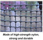 Children Protective Netting Climbing Rope Net Stairs Safety Netting Outdoor Training Development Protection Net Balcony Anti-Fall Net for Entertainment Venues Outdoor 12mm/12cm Stairs Safety +++