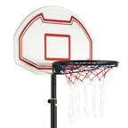 Liftable basketball stand, thicker ring, adjustable 1.6-2.1m, backboard size: 75x45cm, base size: 77x48x14cm