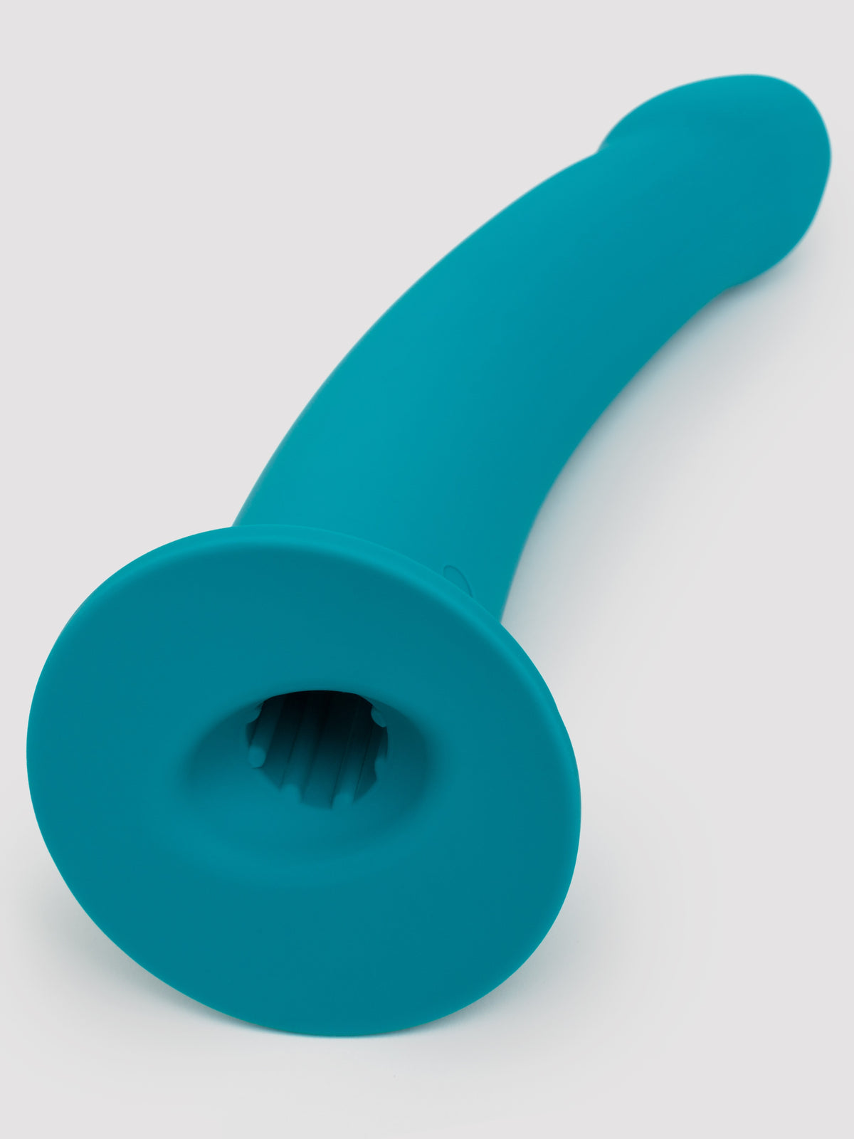 Lovehoney Curved Silicone Suction Cup Dildo 8 Inch, Green