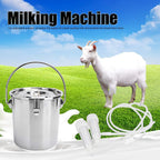 haox 3 l electric milking machine for goat cow, goat milking machine kit, automatic portable livestock milking equipment for farm household (100-240v)