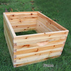 golden palace auto flow beehive 7pcs flow frame super box free flow frame (outer hive 7pcs flow frame set)