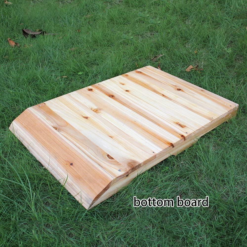 jsjfkerjhg auto flow beehive, wooden beekeeping house beehive boxes, with visual observation window, practical and durable, beekeeper tools