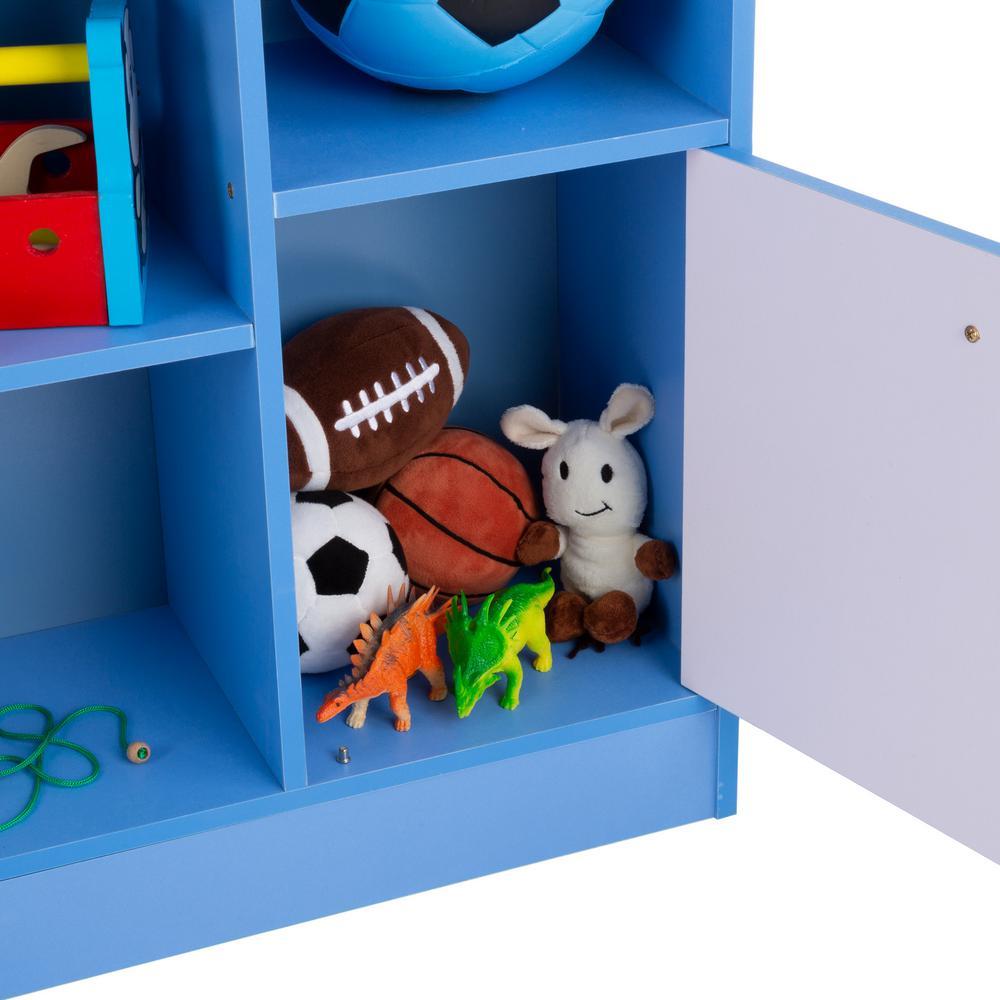 Cotta Dollhouse Shaped Bookcase in Blue