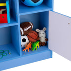 Cotta Dollhouse Shaped Bookcase in Blue