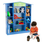 Cotta Dollhouse Shaped Bookcase in Blue
