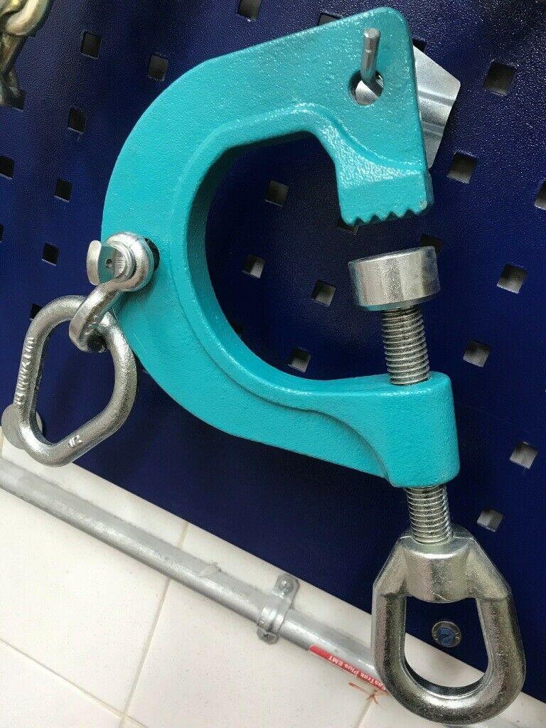 SET#63 - 11 PIECE AUTO BODY FRAME MACHINE HEAVY DUTY PULLING TOOLS AND CLAMPS