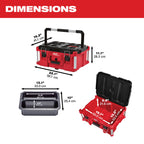 Electric Tool 48-22-8425 Pack out, LarTool Box, Red