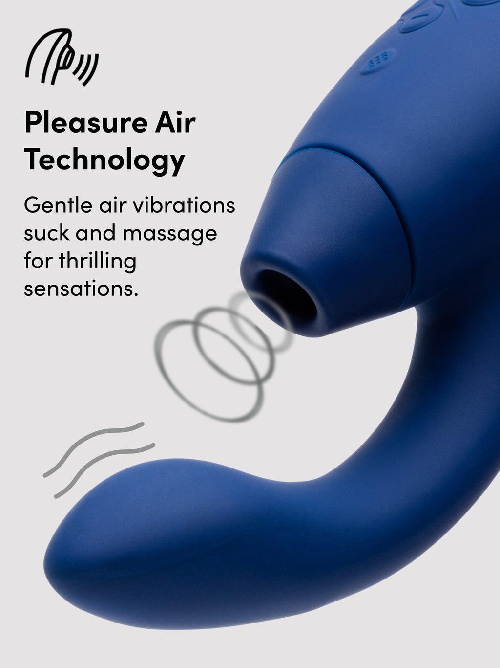 Womanizer Duo 2 Rechargeable Silicone G-Spot and Clitoral Stimulator, Blue | Blue