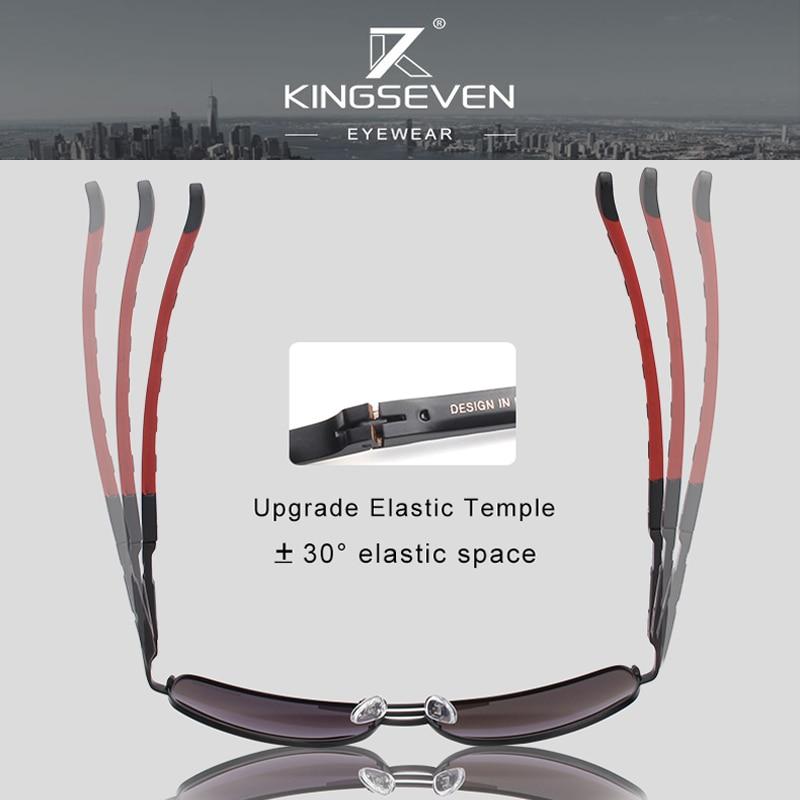 Aluminum Magnesium Men's Polarized Coating Mirror Sunglasses