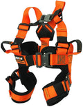 Fusion Climb Rebound Kids Full Body Adjustable Bungee Trampoline Harness 23KN XS Orange