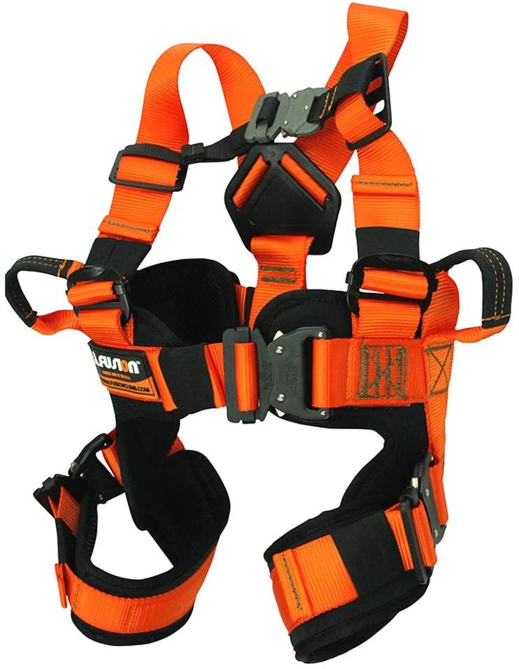 Fusion Climb Rebound Kids Full Body Adjustable Bungee Trampoline Harness 23KN XS Orange