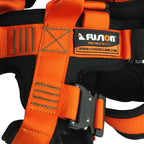 Fusion Climb Rebound Kids Full Body Adjustable Bungee Trampoline Harness 23KN XS Orange