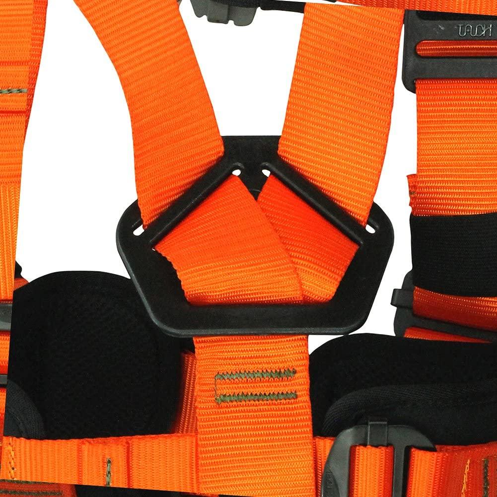 Fusion Climb Rebound Kids Full Body Adjustable Bungee Trampoline Harness 23KN XS Orange