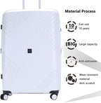 Anti-scratch PP Material Hardside Spinner luggage, 28inch luggage, Wear-resistant, Lightweight Spinner Expandable Suitcase Luggage with Wheels
