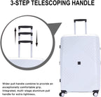 Anti-scratch PP Material Hardside Spinner luggage, 28inch luggage, Wear-resistant, Lightweight Spinner Expandable Suitcase Luggage with Wheels