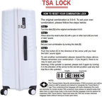 Anti-scratch PP Material Hardside Spinner luggage, 28inch luggage, Wear-resistant, Lightweight Spinner Expandable Suitcase Luggage with Wheels
