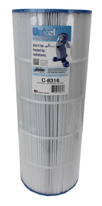 4 unicel c-8316 replacement cartridge filters 150 sq ft hayward xstream cc1500re