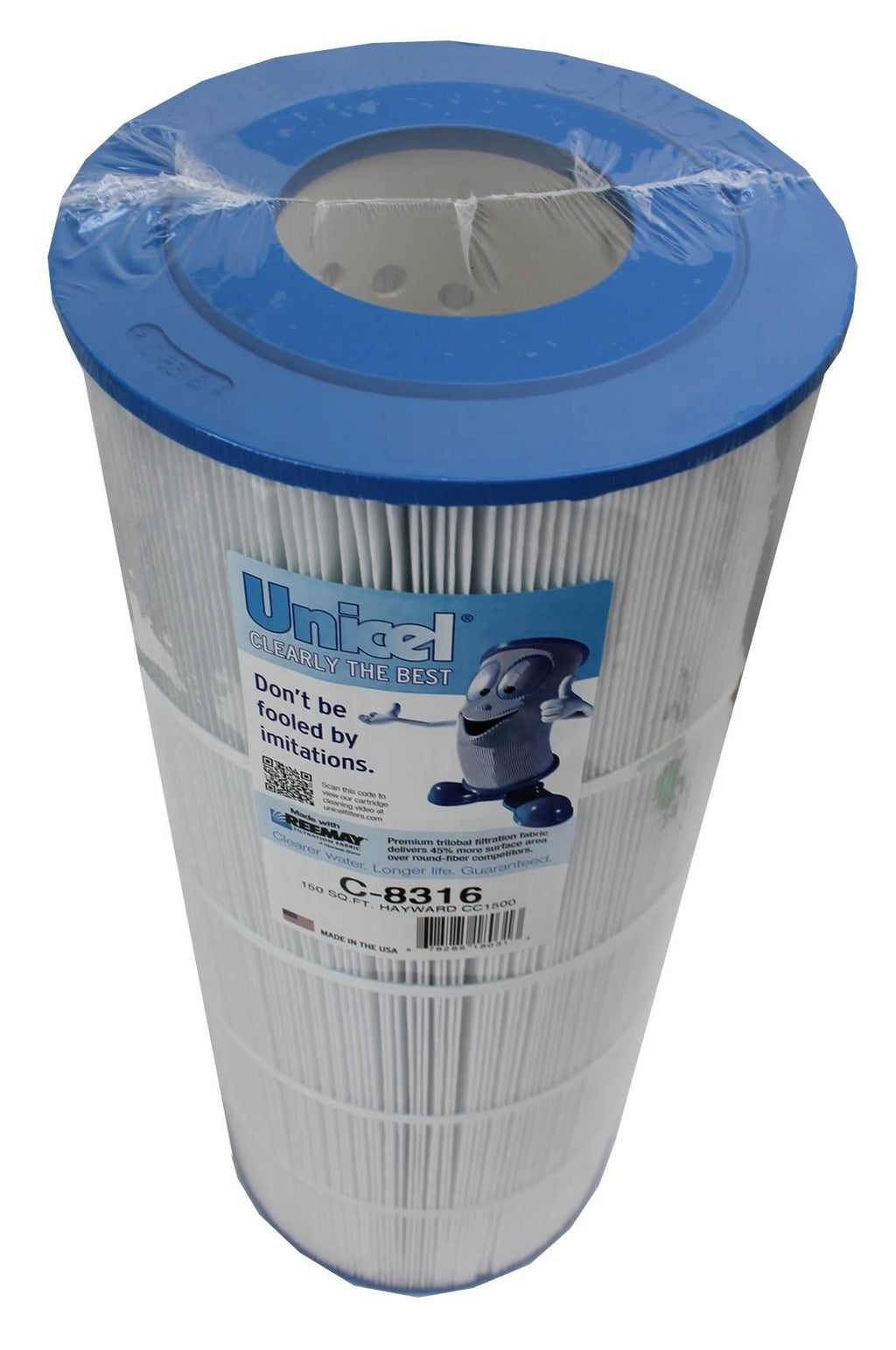 4 unicel c-8316 replacement cartridge filters 150 sq ft hayward xstream cc1500re