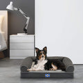 Sealy Premium Ultra Plush Orthopedic Sofa-Style Couch Bolster Dog Bed