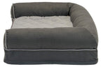 Sealy Premium Ultra Plush Orthopedic Sofa-Style Couch Bolster Dog Bed