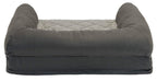 Sealy Premium Ultra Plush Orthopedic Sofa-Style Couch Bolster Dog Bed