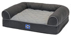 Sealy Premium Ultra Plush Orthopedic Sofa-Style Couch Bolster Dog Bed