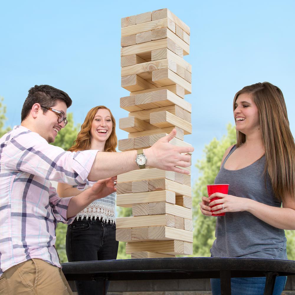 Classic Giant Wooden Blocks Tower StacGame