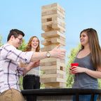 Classic Giant Wooden Blocks Tower StacGame
