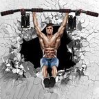 ankishi Pull-Up Bar Wall-Mounted 6 Grip Handles Pull-Up Bar for Countless Pull-Up Exercises