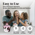 1.2 Qt Cow Electric Ice Cream Maker for Kids - Best Countertop Ice Cream Machine for Homemade Soft Serve, Sorbet, Gelato, Frozen Yogurt - Fun Desserts for Families, Easy to Clean