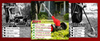 Electric Weed Wacker Cordless with Wheels,21V Lightweight Electric Weed Eater Battery Powered,4 in 1 Grass Trimmer/Brush Cutter/Lawn Edger/Lawn Mower,No String Trimmer Battery Operated for Garden Yard