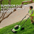 82V 21" Self-Propelled Lawn Mower, 8.0Ah Battery + Dual Port Charger
