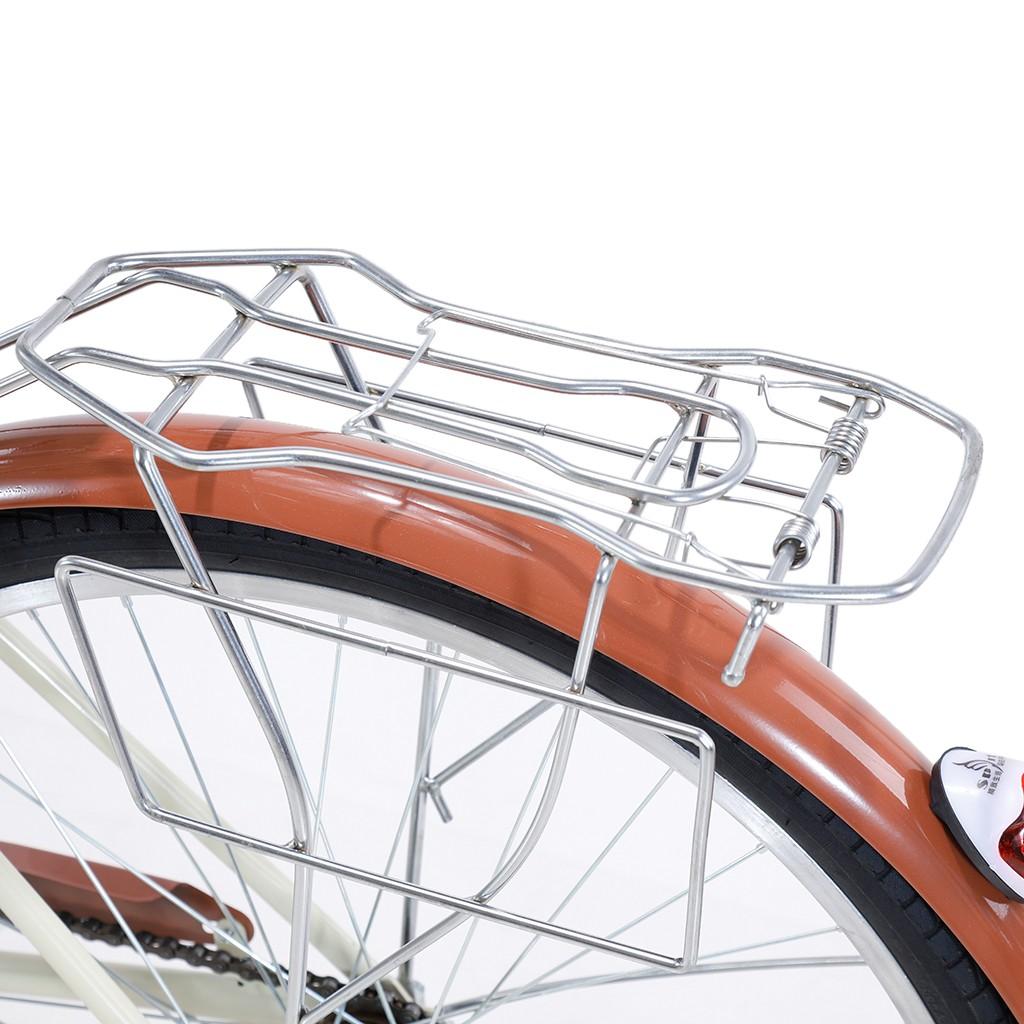 26 Inch Classic Bicycle Retro Bicycle Beach Cruiser Bicycle Retro Bicycle,Cruiser Bikes,Beige