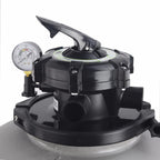 xtremepowerus 1.5hp aboveground pool pump with 19" inch 4500gph sand filter system multi-port filter set