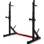 ANYSUN Adjustable Barbell Rack Max Load 550LBS Multi-Function Dipping Station Squat Stand Home Gym Fitness Weight Bench Press Stand