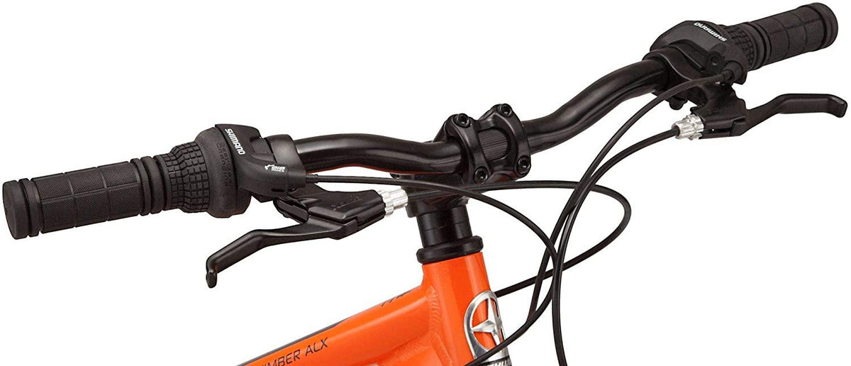 Schwinn High Timber ALX Youth/Adult Mountain Bike, Aluminum Frame and Disc Brakes, 24-Inch Wheels, 21-Speed, Orange