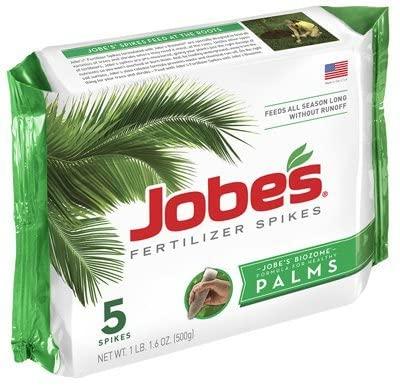 jobe's 01010 5 pack, 10-5-10, palm tree fertilizer spikes - quantity 10