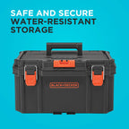 beyond by   BDST60500APB Stackable StoraSystem - 3 Piece Set (Small, Deep Toolbox, and Rolling Tote)